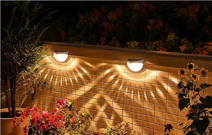 New Solar Light and Shadow Effect Night Light