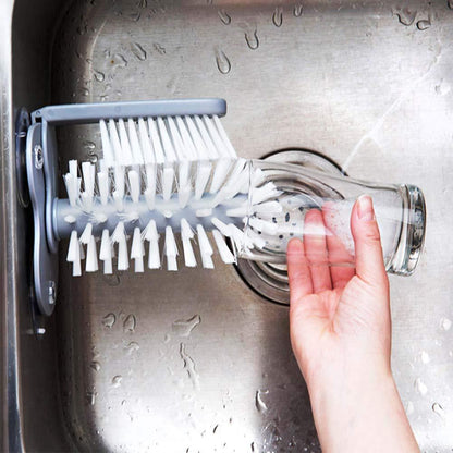 2 In 1 Cup Scrubber Glass Cleaner
