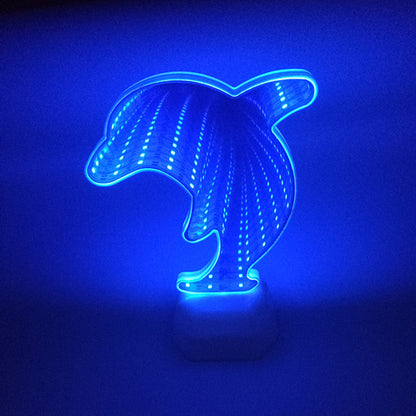 Creative Double-Sided Love Tunnel LED Mirror Light