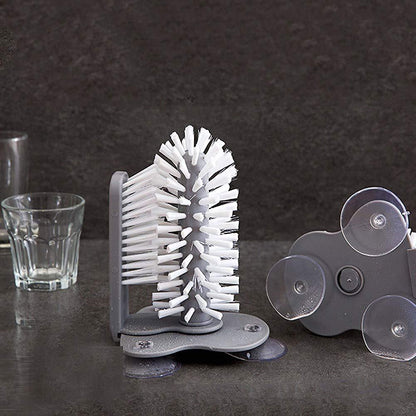 2 In 1 Cup Scrubber Glass Cleaner