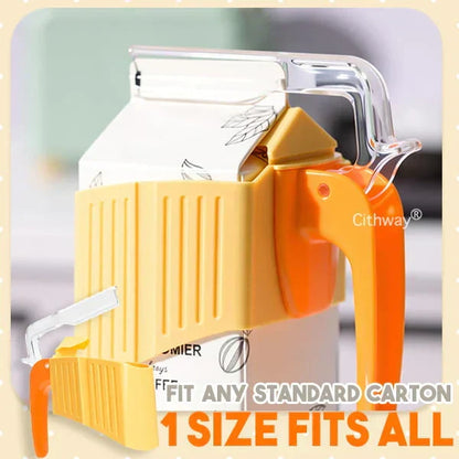 Easy Seal and Pour Carton Clip Handle
