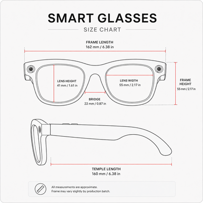 SnapShade® VisionPro Smart Glasses