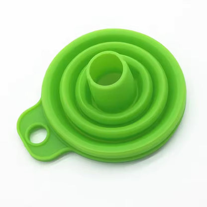 4 pcs Space Saving Collapsible Silicone Funnels Set