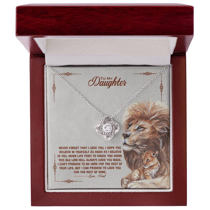 Never Forget - Love Knot Necklace