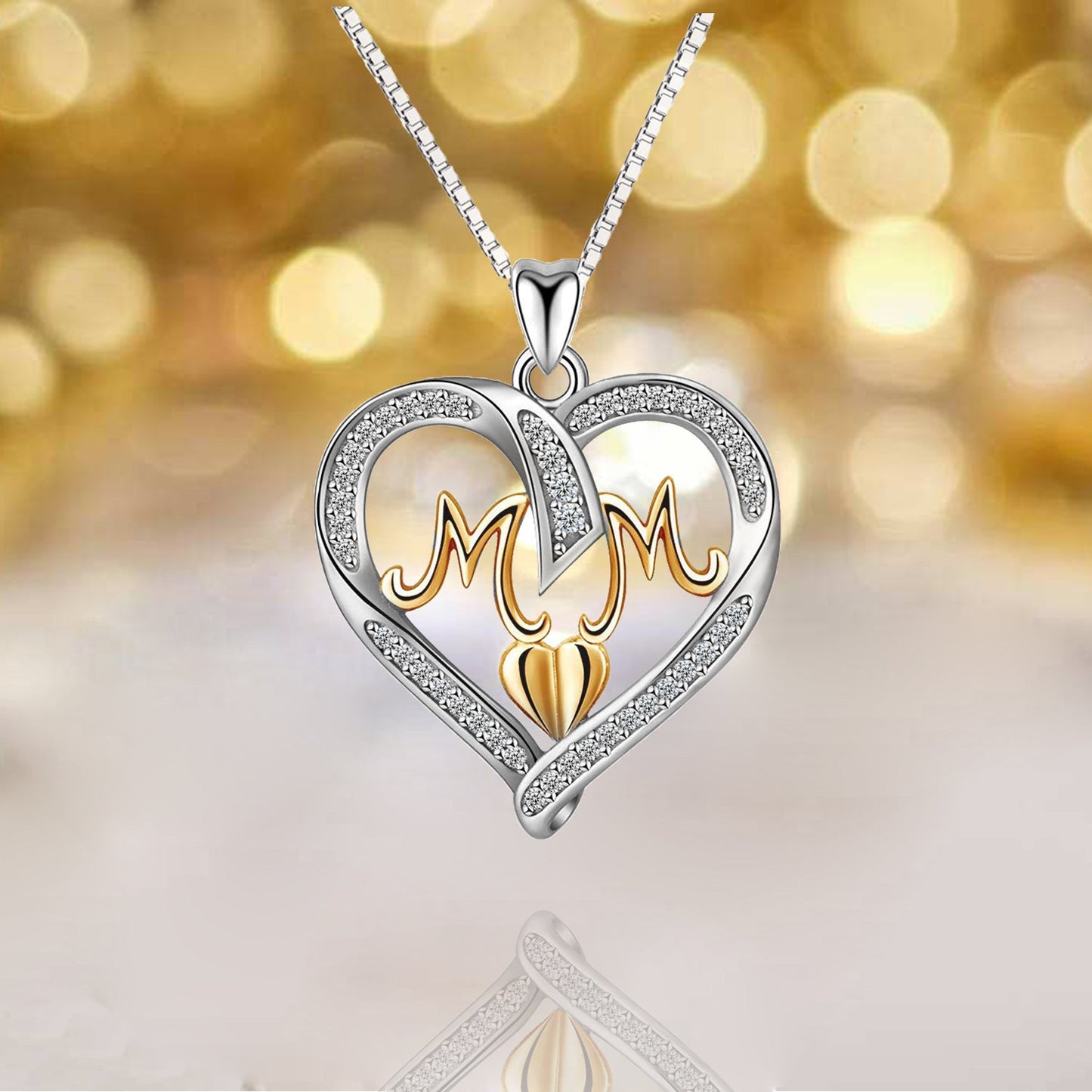 Silver Mom Pendant