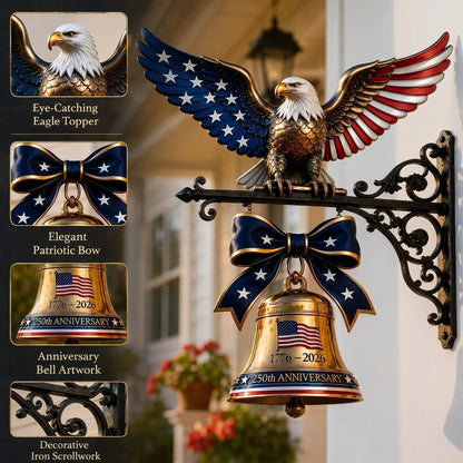 🔔 Ring in the Semiquincentennial: 1776-2026 "Spirit of Liberty" Eagle Bell 🦅