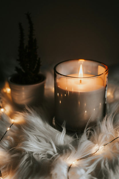 Scented Bubble Cube Soy Wax Candles Aesthetic Presentation View 1